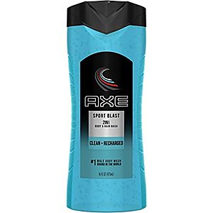 16oz. Axe Sport Blast 2-in-1 Body Wash + Shampoo (Clean + Recharged) $2.54 w/ Subscribe & Save