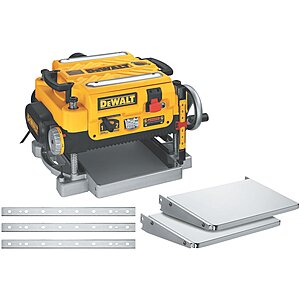 DEWALT Thickness Planer, 13-inch 3 Knife for Larger Cuts, 20,000 RPM Motor (DW735X) $599