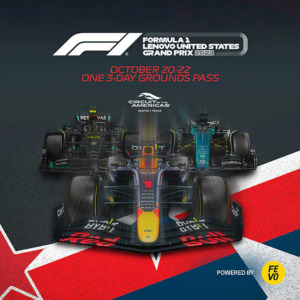 Costco Members: 3-Day Formula 1 Lenovo US Grand Prix 2023 Grounds Pass $350 (Austin, Texas on October 20-22; Email Delivery)