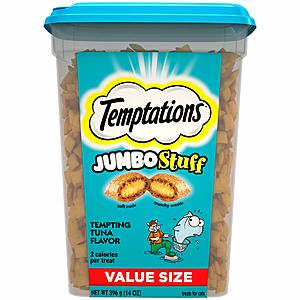 Select Amazon Customers: 14oz. Temptations Jumbo Stuff Crunchy & Soft Cat Treats $4.25 w/ Subscribe & Save