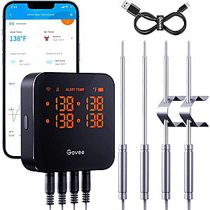Govee WiFi Bluetooth Meat Thermometer w/ 4 Probes $39.50 + Free Shipping