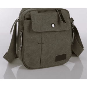 Men's Canvas Outdoor Adjustable Crossbody Bag - $13 Shipped