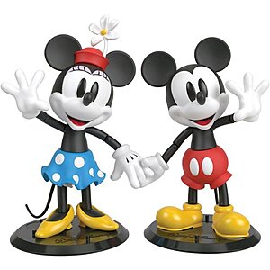 Disney - D100 Celebration Pack Collectible Action Figures - Minnie Mouse & Mickey Mouse $17.99