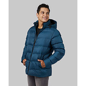 32 Degrees Men's Microlux Heavy Poly-Fill Puffer Jacket (S and M) $17.99