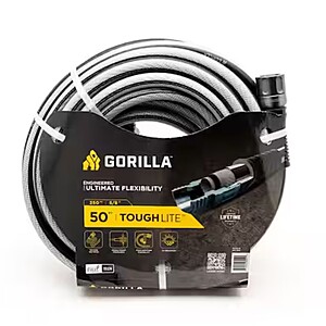 Gorilla ToughLite 5/8 in. x 50 ft. Heavy Duty Garden Hose $39.98