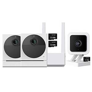 Costco: Wyze Security Camera System 3-pack with Person/Package Detection $149.99
