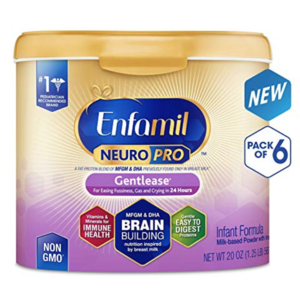 6-Pack of 20oz Enfamil NeuroPro Gentlease Infant Formula Powder $101 w/ S&S + Free S&H