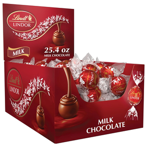 Lindt LINDOR Milk Chocolate Candy Truffles, Mother's Day Chocolate, 25.4 oz., 60 Count $14.61