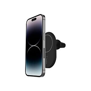 Belkin MagSafe Compatible Magnetic Charging Air Vent Car Mount $17 + Free Shipping w/ Prime