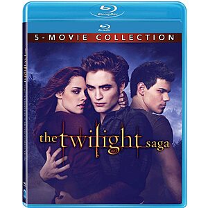 The Twilight Saga: 5-Movie Collection (Blu-ray) $8.75