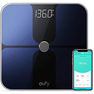 eufy by Anker Bluetooth Body Fat Smart Scale w/ 12 Measurements for $26.99 + FS