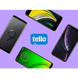 Tello Prepaid 3-Month Plan: Unlimited Talk/Text + 8GB LTE Data + Free SIM for $33.99