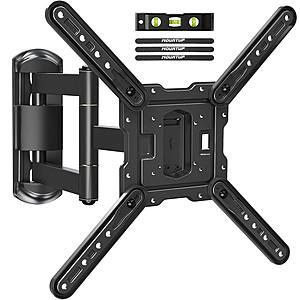 MOUNTUP TV Wall Mount Full Motion for 26"- 55" Flat/Curved TVs for $13.99 + Free Shipping