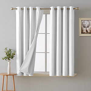 Deconovo Textured Blackout Curtains 2 Panels -$11.20 + Free Shipping w/ Prime or orderrs $25+