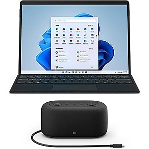 Microsoft Surface Pro 8 13" Tablet Intel Core i5-1135G7 8GB RAM 128GB SSD Platinum with Black Surface Type Cover + Microsoft Audio Dock $720 + Free Shipping