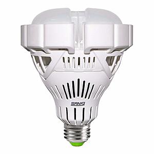 Sansi BR30 LED Light Bulbs: 30W 3000K or 5000K $14 each