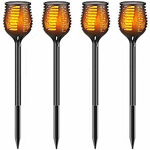 4-Pack Aptoyu Flickering Flame Solar Torch Light (96 LEDs) - $37.99 + Free Shipping