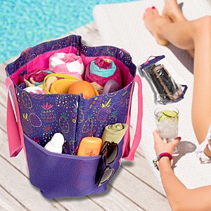 Pineapple Beach Bag + Accessory Pouch $6.99 and More + Free Shipping
