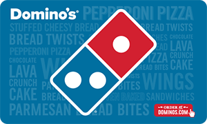 $25 Domino's Pizza eGift Cards ($20 + $5) for $20 (Email Delivery)