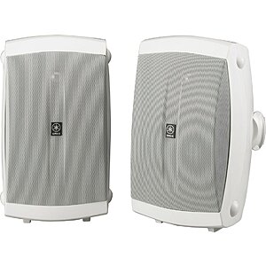 Yamaha NS-AW350W Outdoor/Bookshelf Speakers Once Again Available at Best Buy for $74.99.
