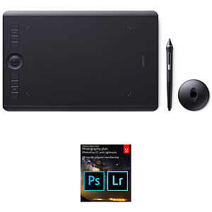 Wacom Intuos Pro Creative Medium Tablet + 12-Month Adobe Creative Cloud Photography $249 + Free S/H