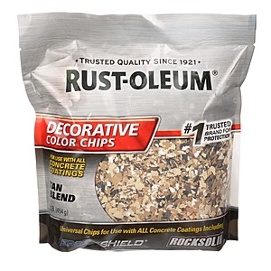 Rust-Oleum 1 Lb. Decorative Color Chips (Tan Blend) $2.84 + FS w/ Walmart+