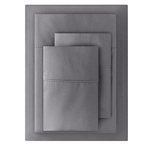 4-Pc Home Decorators Cotton Sateen Sheet Sets from $30 | 5-Pc Larkspur Cotton Comforter Set (Full) $48, 6-Pc Kayden $58 + FS