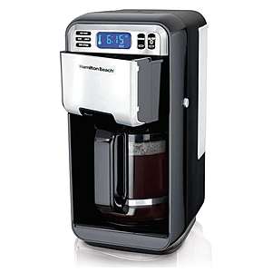 Hamilton Beach 12-Cup Programmable Coffee Maker (Model 46205) $26.99 w/ Free Shipping