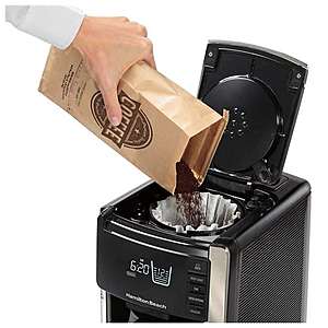 Hamilton Beach 12 Cup TruCount Coffee Maker with Built-In Scale (Model 45300) $39.99 w/ Free Shipping