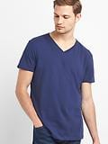 Gap 40% Off + Extra 10% Off Sitewide: Men's Classic V T-Shirt $2.70 & More + Free S/H on $50+
