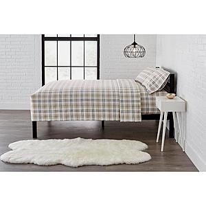 StyleWell Cotton Flannel Bedding: Comforter Sets from $20.80, Sheet Sets from $10.55 + Free Store Pickup