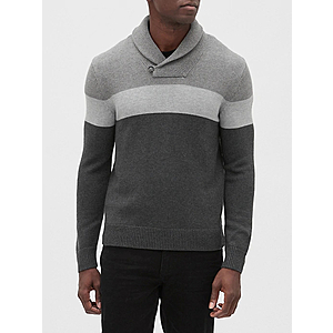 Banana Republic Factory Men's Clothing: Puffer Jacket $31.90, Shawl-Collar Sweater from $10.65 & More + Free S&H on $25+