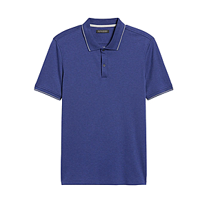 Banana Republic: Men's Polos (Luxury-Touch Performance Golf, Don't Sweat It, Luxury-Touch) $12.83 | Slim Resort Shirt $19.60 + Free Curbside Pickup [3 Polos $38.50 shipped]