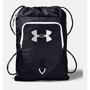 Under Armour Undeniable Sackpack $12.50 or Less + FS | Boys' UA Velocity Long Sleeve from $13, Project Rock Iron Paradise $18 & More + FS on $60+