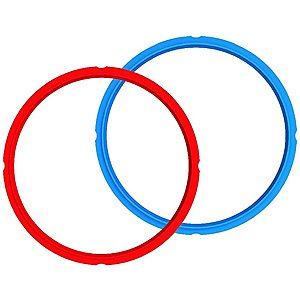2-Pack Instant Pot Sealing Ring for 8-Quart Pressure Cookers (Red/Blue) $4.70 + Free S&H Orders $35+