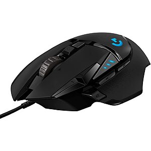 Logitech G502 HERO Wired Optical Mouse w/ RGB Lighting $34.95 + Free Shipping
