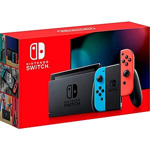 Woot! App: 32GB Nintendo Switch Console (V2) w/ Neon Blue/Red Joy Cons $270 (Amazon Prime Required) + Free S&H