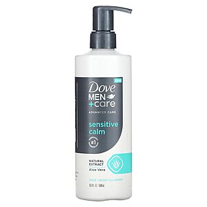 2-Pack 16.9oz Dove Men+Care Advanced Care Face + Body Cleanser $4.48 & More + Free Store Pickup on $10+ at Walgreens