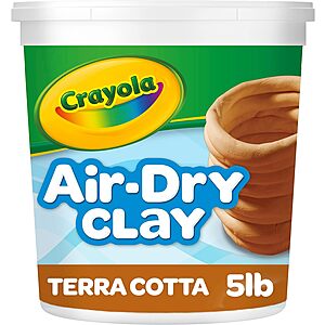 5-Lb Tub Crayola Air-Dry Clay (Terra Cotta) $4.83 + Free S&H w/ Walmart+, Prime or $35+