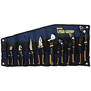 Irwin Tools VISE-GRIP 8-Piece Groovelock / Pro Pliers Set $49.99 Shipped Free With Prime @ WOOT