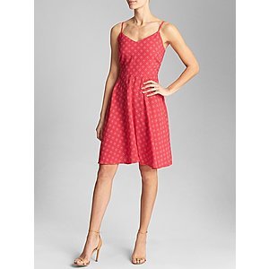 Gap Factory Extra 40% + 10% Off Clearance: Women's Cami Fit & Flare Dress from $9.70 & More + Free S&H