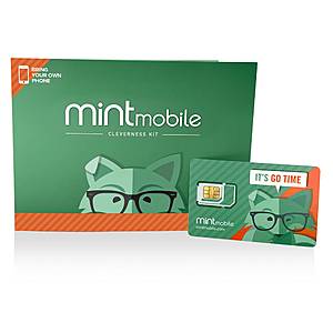 New Mint Mobile Customers: 3-Mo. Unlimited Talk/Text/5GB LTE Plan $20 + Free Shipping