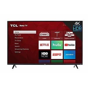 TCL 55S425 55 inch 4K Smart LED Roku TV (2019)  $270 after $30 off for Amazon Prime Customers $269.99