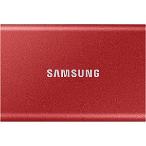1TB Samsung T7 USB 3.2 Gen 2 External Solid State Drive (Red, Blue, Titan Gray) $80 + Free Shipping
