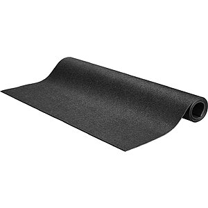 Insignia Exercise Equipment Mat (Black): Small $13, Large $18 + Free Curbside Pickup at Best Buy or Free S/H