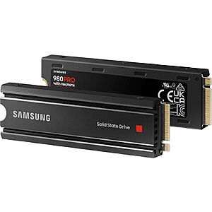 2TB Samsung 980 PRO PCIe 4.0 x4 M.2 Internal SSD w/ Heatsink $100 + Free Shipping