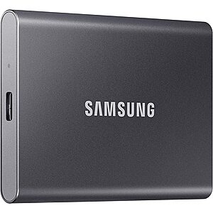 2TB Samsung T7 External USB 3.2 Gen 2 Portable Solid State Drive (Gray) $100 + Free Shipping
