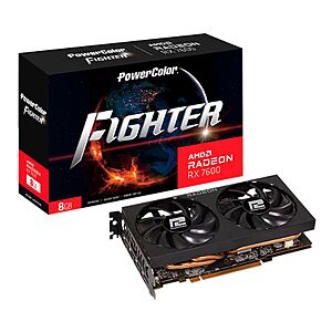 Micro Center Stores: PowerColor AMD Radeon RX 7600 Fighter Dual Fan 8GB GDDR6 PCIe 4.0 Graphics Card w/ Starfield Game Bundle (Digital Delivery) $230 + Free Store Pickup