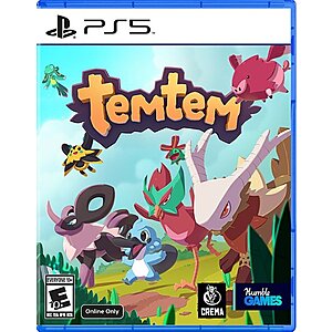 Temtem (PS5) $28, Hades (PS4) $16, Destroy All Humans! (Xbox One) $13, JoJo's Bizarre Adventure All-Star Battle R (Xbox Series X) $13 + Free Shipping