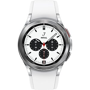 Samsung Galaxy Watch4 Classic 42mm Stainless Steel BT Smartwatch (Geek Squad Refurbished, Silver) $100 + Free Shipping